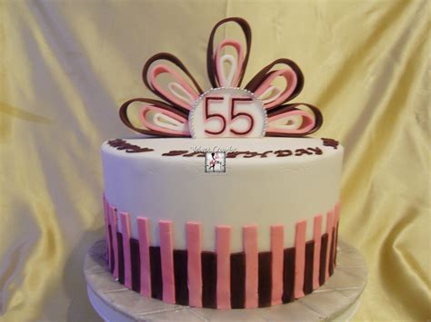 55Th Birthday Cake - CakeCentral.com