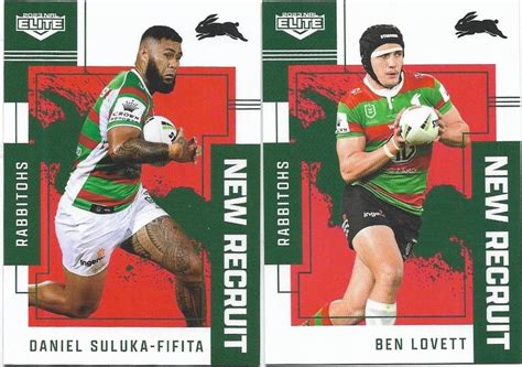 2023 NRL Elite New Recruits Team Set - Rabbitohs - APT Collectables