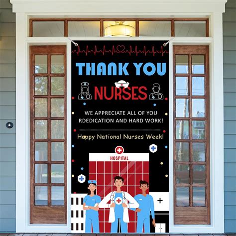 Nurses Week Decorations Thank You Nurses Banner Happy National Nurses ...