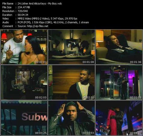 Usher And Alicia Keys - My Boo - Download High-Quality Video(VOB)