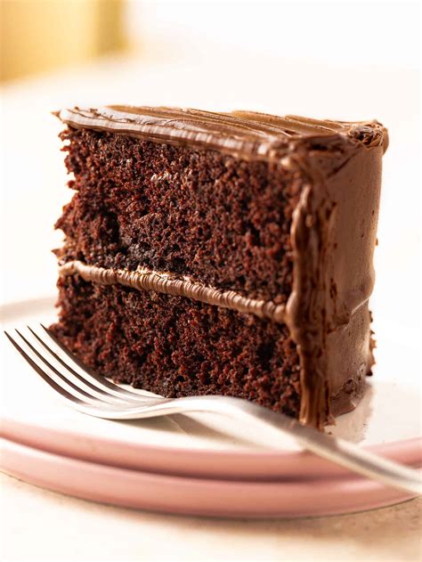 Slice Of Chocolate Cake