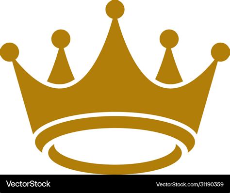 Crown logo Royalty Free Vector Image - VectorStock