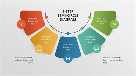 5 Step Semi Circle Diagram Template For Powerpoint – NBKomputer