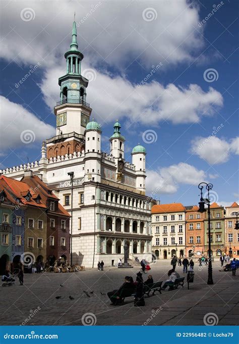 Poznan Old Town editorial photography. Image of square - 22956482