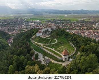 Aerial View Rasnov Fortress Romania Stock Photo 2207063251 | Shutterstock