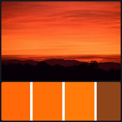 21 Shades of Orange Color Palette | OFFEO