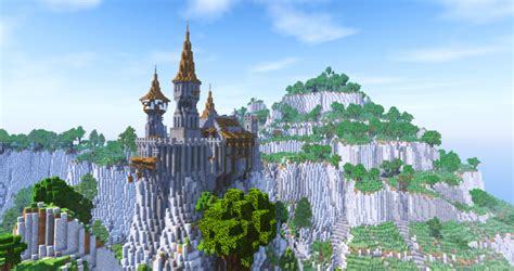 Mountain Castle Minecraft Map