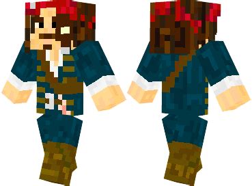 Jack Sparrow Skin - Minecraft 1.14.3