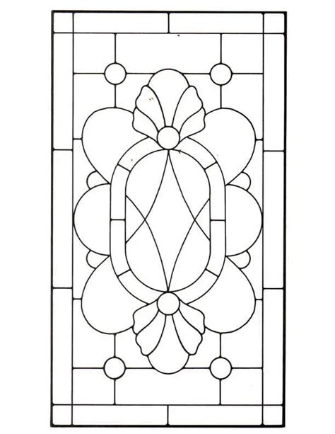 Easy Stained Glass Design Patterns Ascsewide - Free Printable Pattern