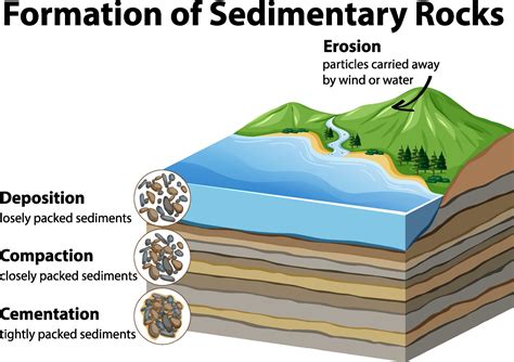 Sedimentary Rocks Drawing