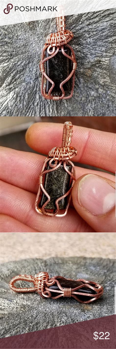 FREE Gold Sheen Obsidian Pendant | Pendant, Accessories, Pendants