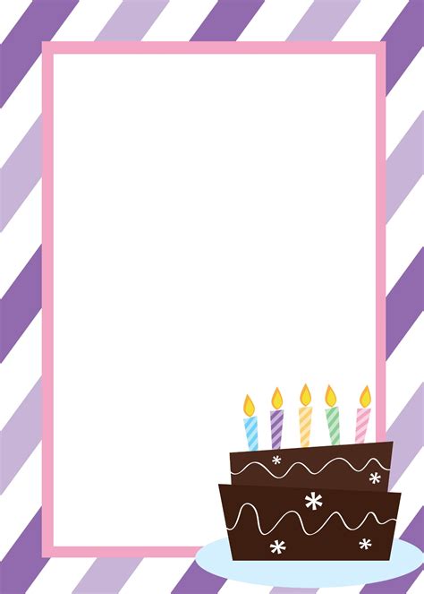 21 free 41 free birthday card templates word excel formats - 40 free ...