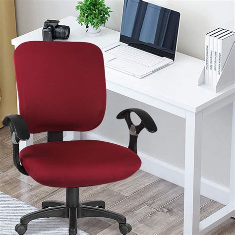 Office Computer Chair Seat Covers, Split Stretchable & Protective ...