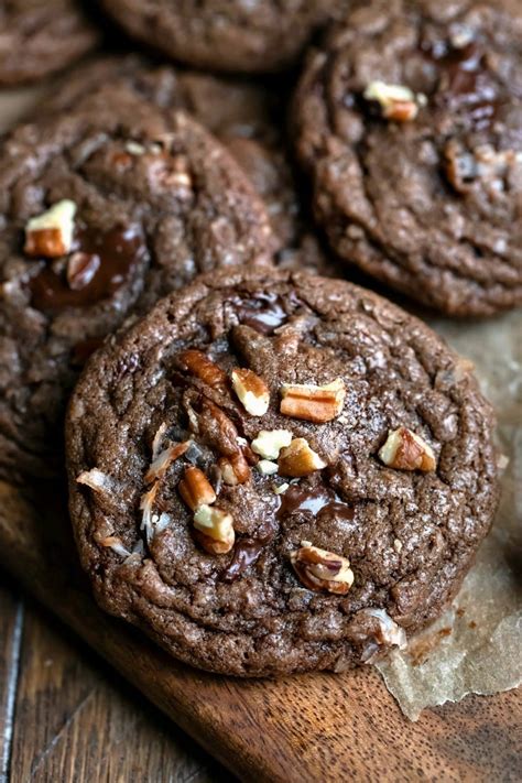 German Chocolate Cookies - I Heart Eating