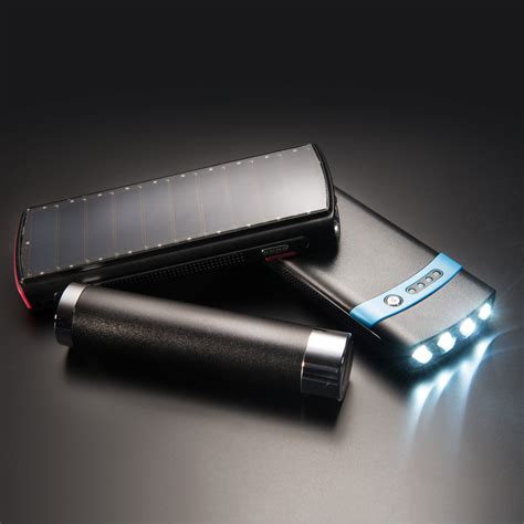 LED Solar Flashlight & Portable Battery Charger (Blue) - Wicked Gear ...