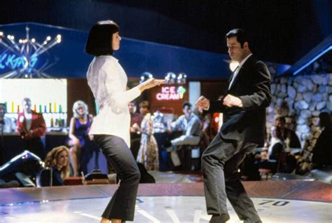 Uma Thurman & John Travolta dance - Pulp Fiction (1994) - Photographic ...