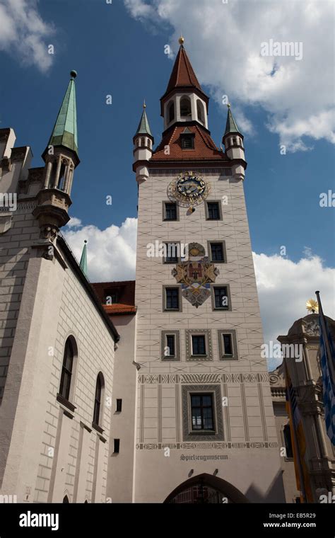 Munich: Old Town Hall Stock Photo - Alamy