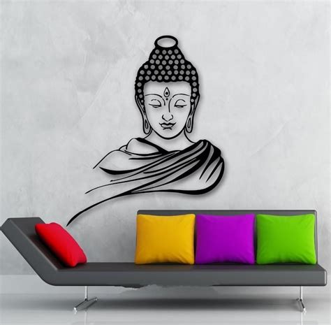 Buddha Wall Stickers Big Size - Mural Wall