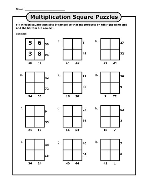 Math Puzzles Printable for Learning | Activity Shelter