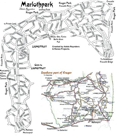 Marloth Park Map with Stand Numbers – Marloth Park Patrons