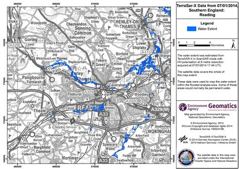 Flood in England, UK - Activations - International Disasters Charter