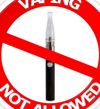 No Vaping: Stickers | Redbubble