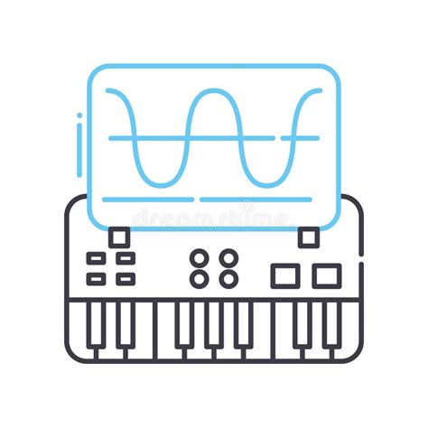 Actuator Line Icon, Outline Symbol, Vector Illustration, Concept Sign ...