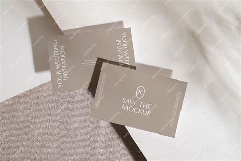 Premium PSD | Wedding set mockup design