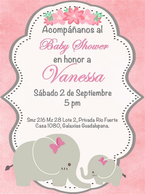 Invitaciones Para Baby Shower