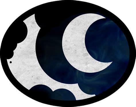 Princess Luna / Nightmare Moon Cutie Mark Logo by AncientOwl on DeviantArt