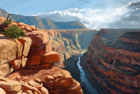 Grand Canyon Drawing at GetDrawings | Free download