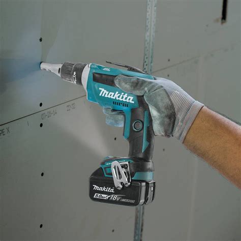 MAKITA Screw Gun Kit, Cordless, 1/4 in Hex Drive Size, 4,000 RPM ...