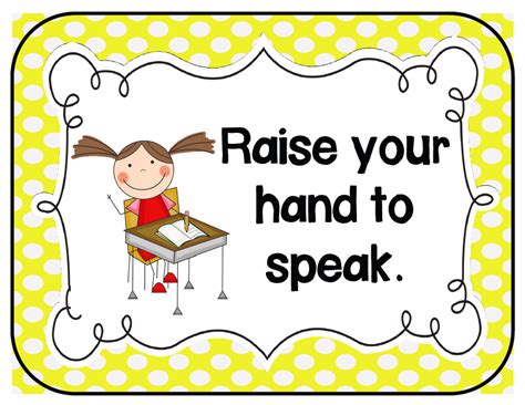 kindergarten rules clipart - Clipground