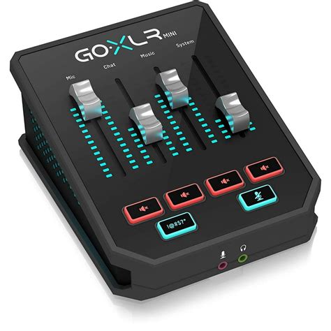 GoXLR Mini - Mixer & USB Audio Interface for Streamers, Gamers ...