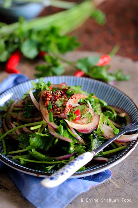 Chinese Coriander Salad - China Sichuan Food