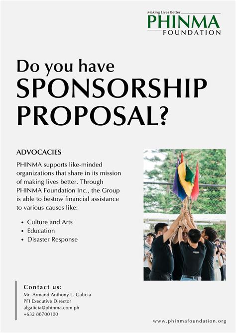 Sponsorship Proposal – The PHINMA Foundation