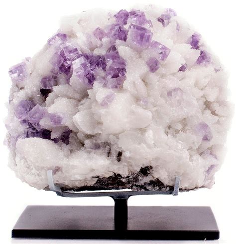 Purple Fluorite & White Quartz - Architectural Minerals & Stone