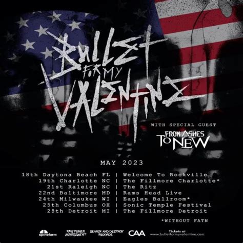 Bullet For My Valentine Announces Spring 2023 U.S. Tour Dates - mxdwn Music