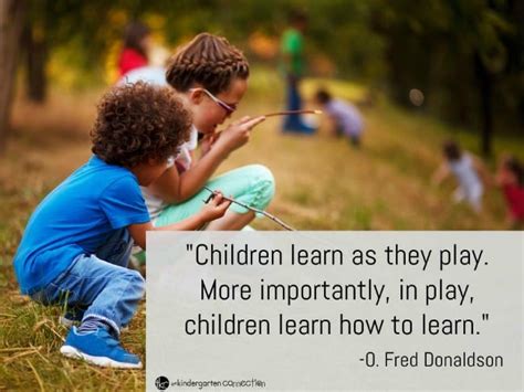 Inspiring Quotes About Play - The Kindergarten Connection