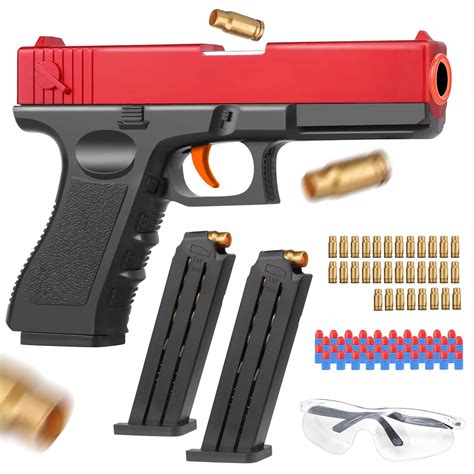 Buy Toy with Jump Mag, Soft Bullets Toys Foam Blaster with 40 Pcs EVA ...