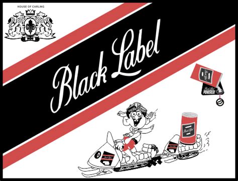 Black Label Beer Decal