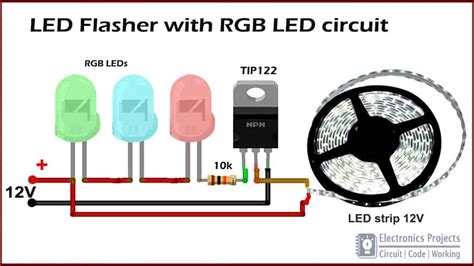 Simple Led Flasher Circuit