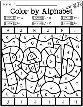 Free Color by Code - Alphabet | Alphabet preschool, Coloring worksheets ...