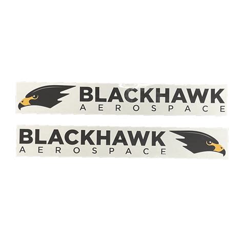 Blackhawk Logo Placards - Blackhawk Aerospace