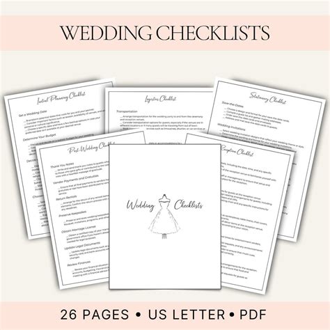 Wedding Checklist Printable, Wedding Planning, Wedding Planner, Wedding ...