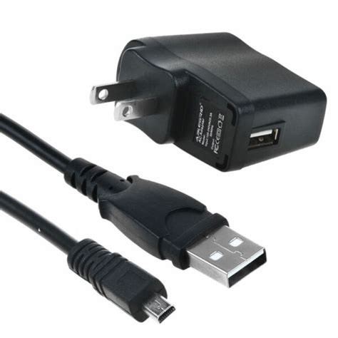 USB AC Power Adapter Battery Charger Cord For Sony Cybershot DSC-W810 ...