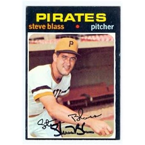 Autograph Warehouse 46408 Steve Blass Autographed Baseball Card ...