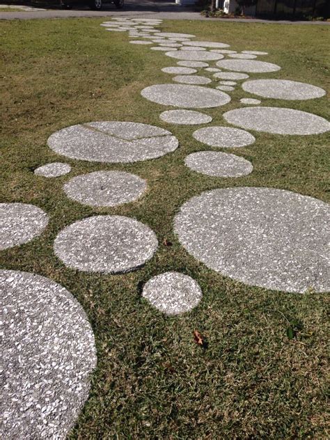 Diy Large Round Stepping Stones