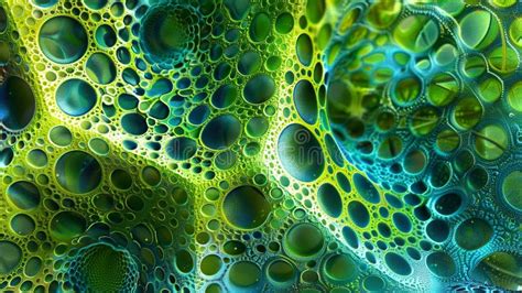 The Intricate Patterns of Plant Cells Under a Microscope Create a ...