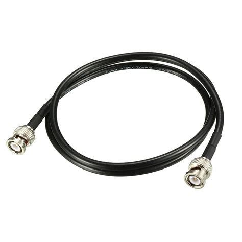 Uxcell RG58 Coaxial Cable with BNC Male to BNC Male Connectors 50 Ohm 3 ...